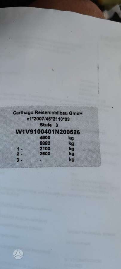 Carthago C-TOURER I 150 QB, campers