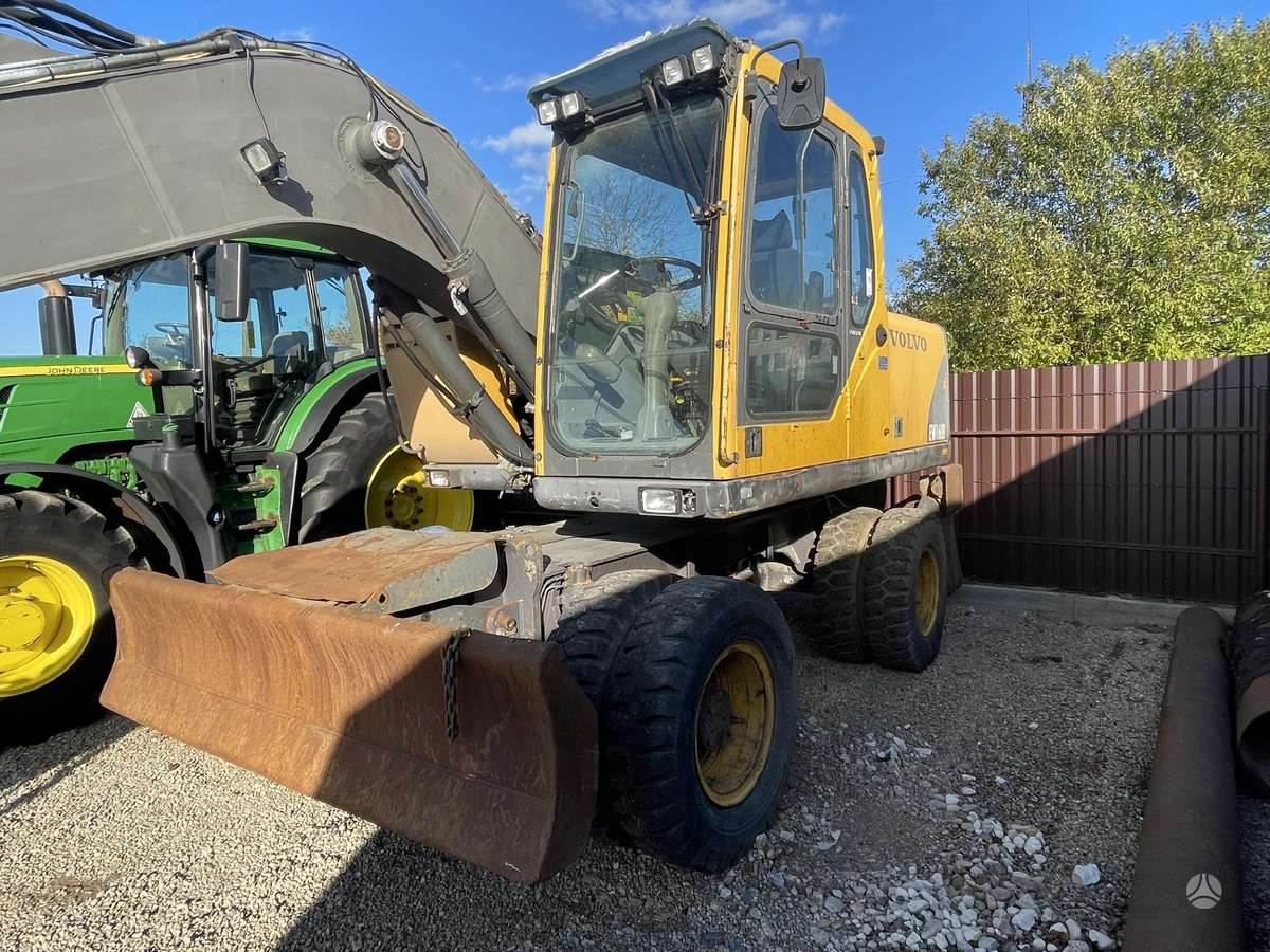 Volvo EW160B Dalimis, statybos ir kelių tiesimo technika