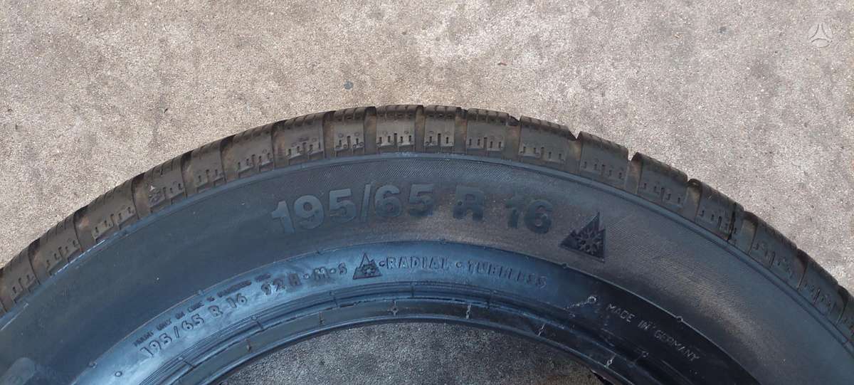Continental, winter 195/65 R16
