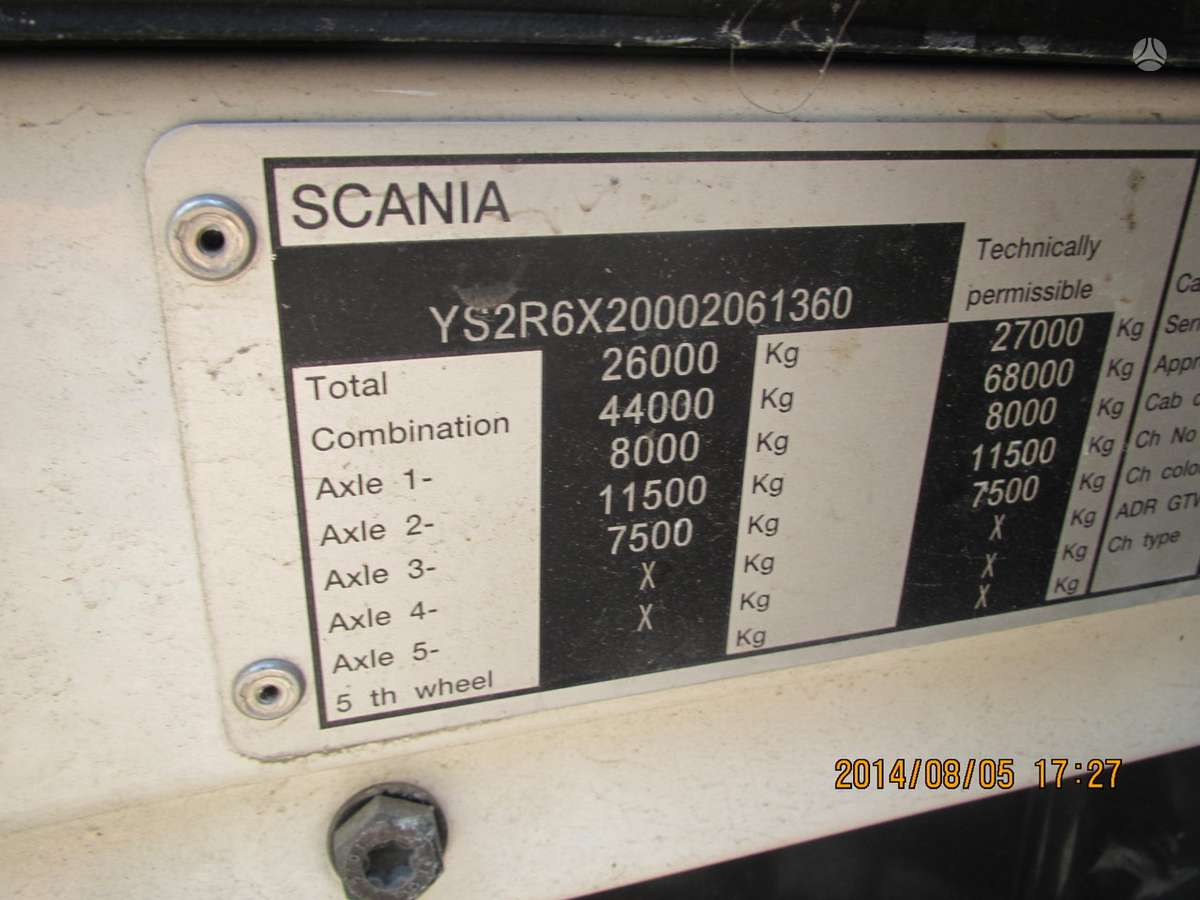 Scania R serija, semi-trailer trucks