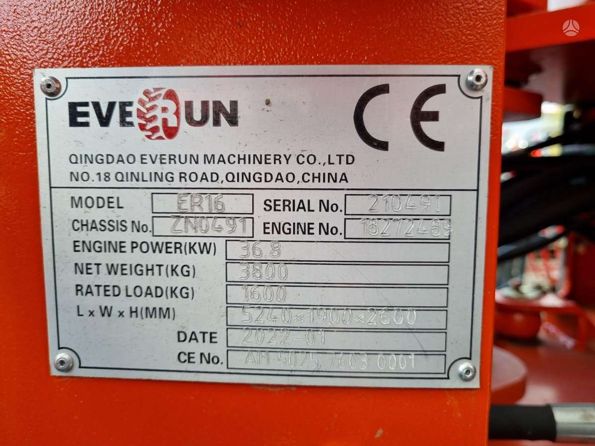 EVERUN ER16, savaeigiai krautuvai