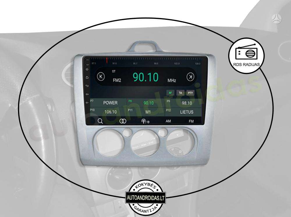 FORD 2007-12 Android multimedija USB/GPS/WiFi/BT