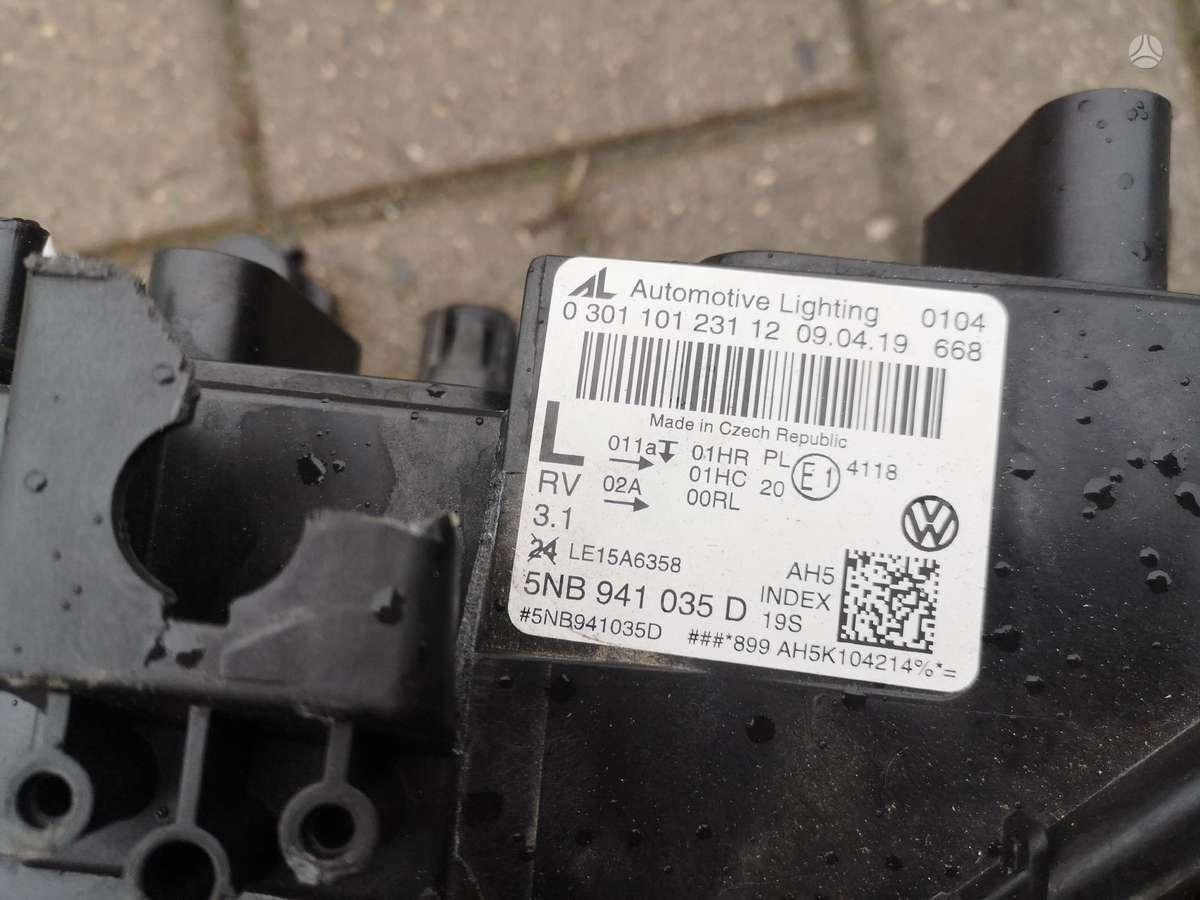 Volkswagen Tiguan kėbulo dalys