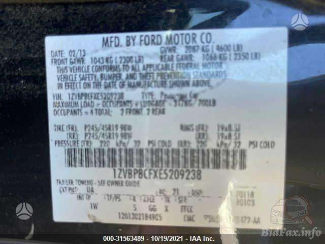 Ford Mustang dalimis