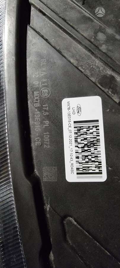 Ford Focus gaismas
