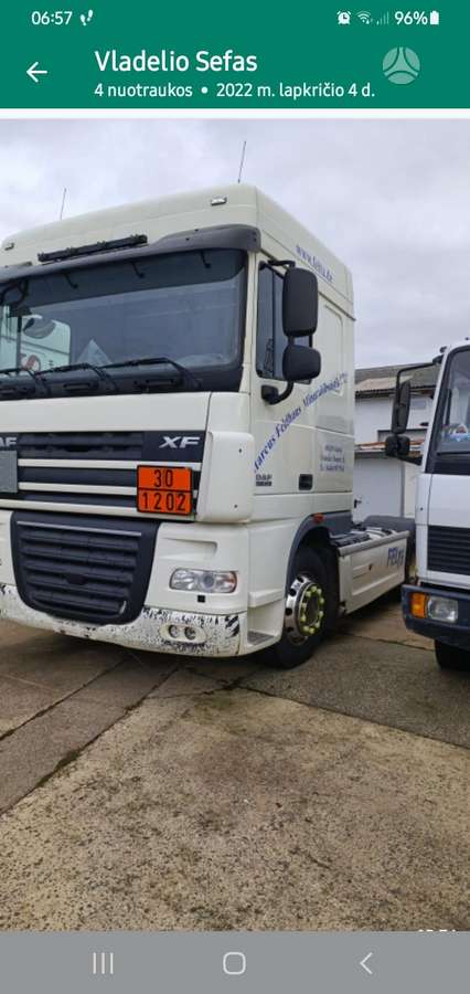 DAF XF 105 410, vilcējs