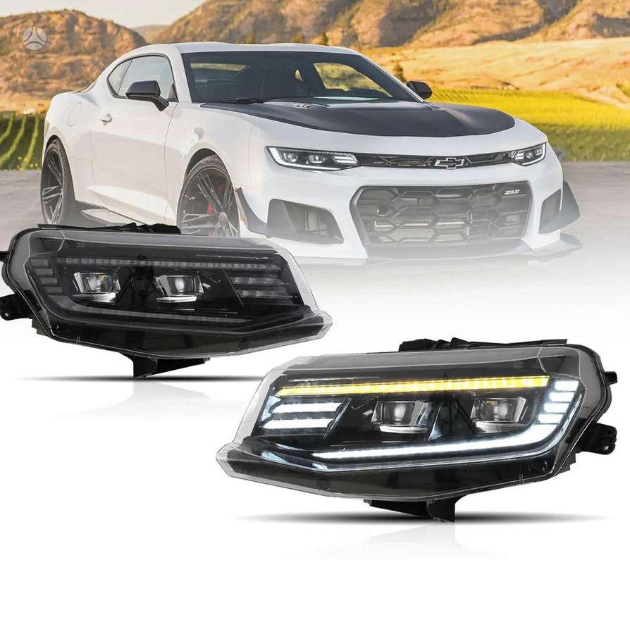 Chevrolet Camaro žibintai