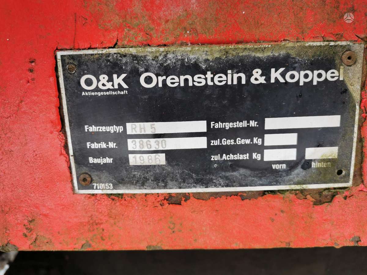 O&K RH5, excavator