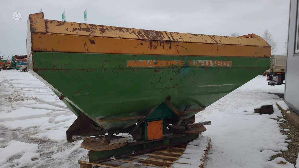 Amazone ZA-U 1801, barstytuvai
