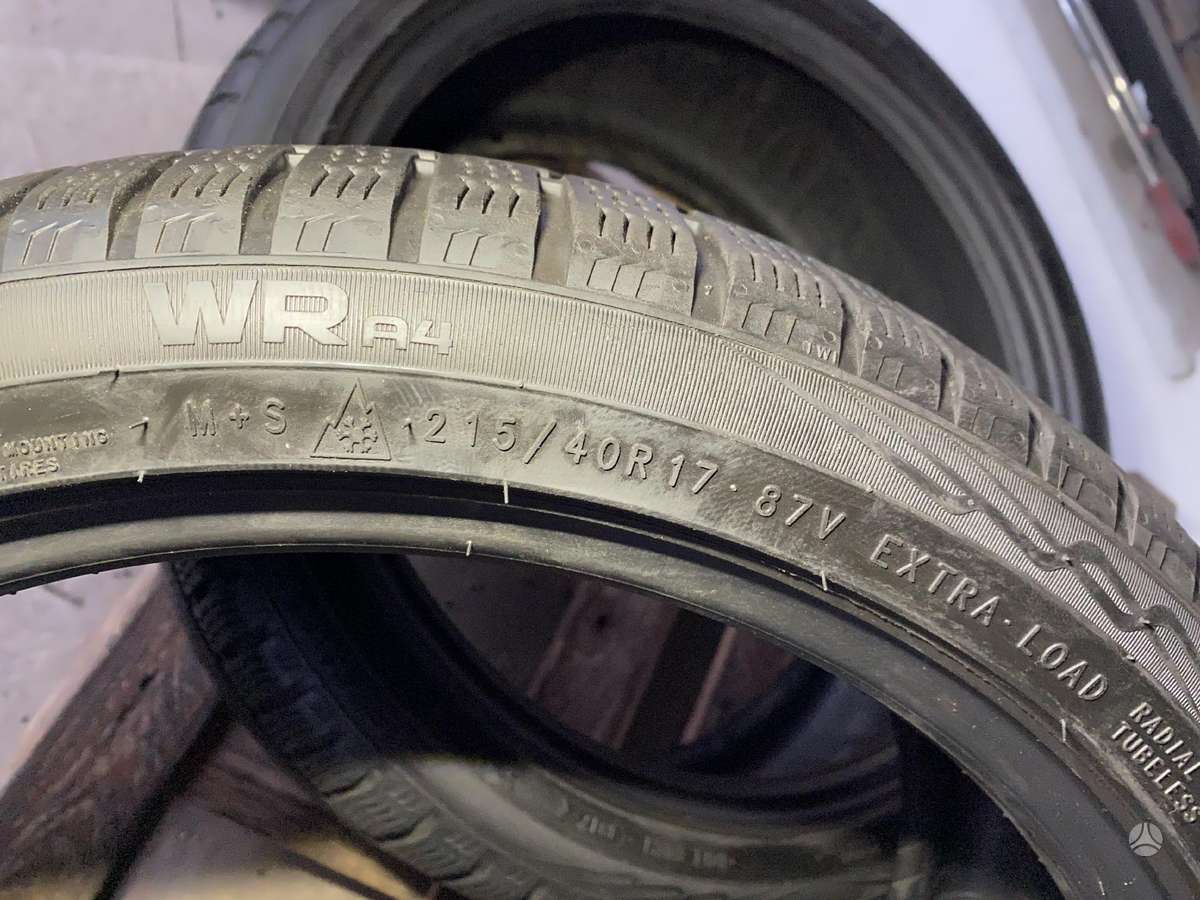 Nokian Wr a4, winter 215/40 R17