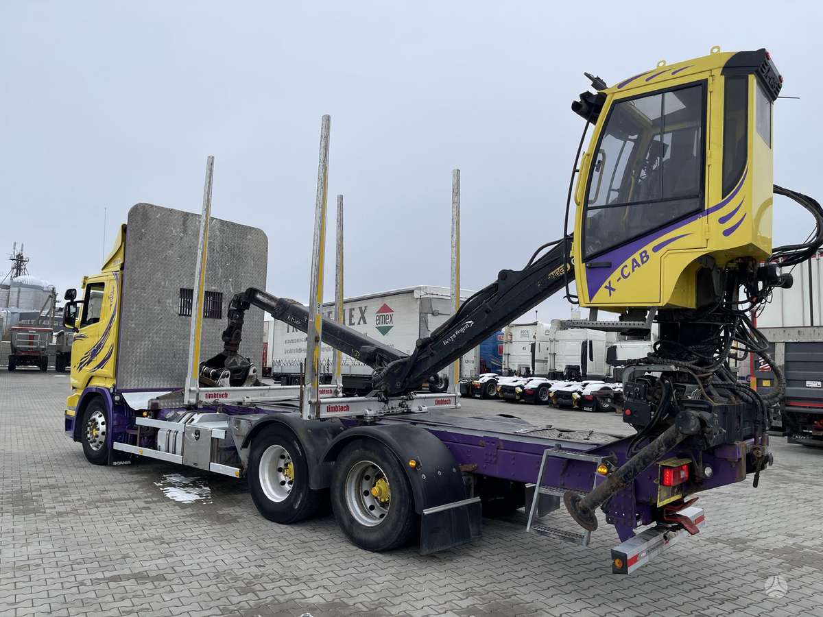 Scania R580 6x4, timber trucks