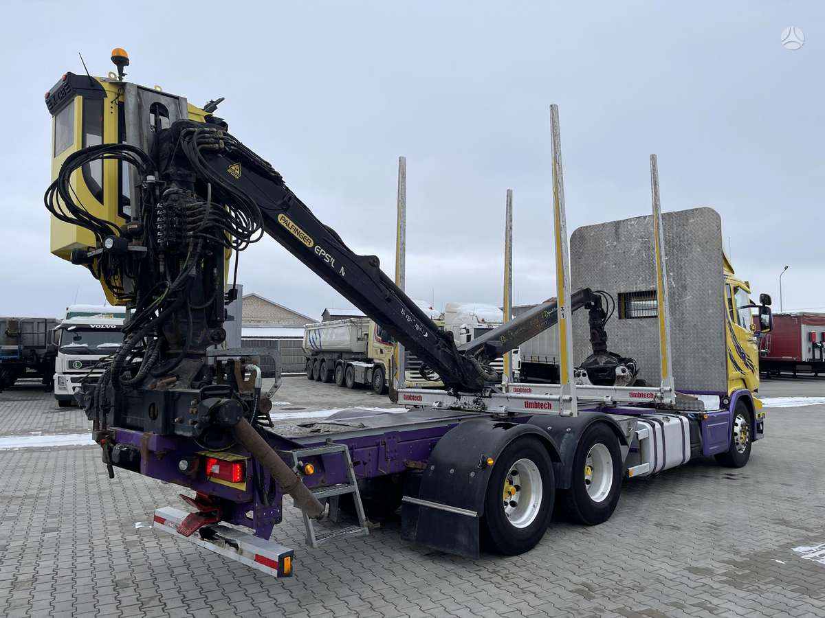 Scania R580 6x4, timber trucks