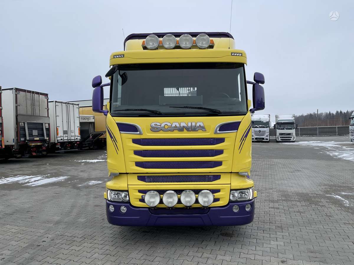 Scania R580 6x4, лесовозы