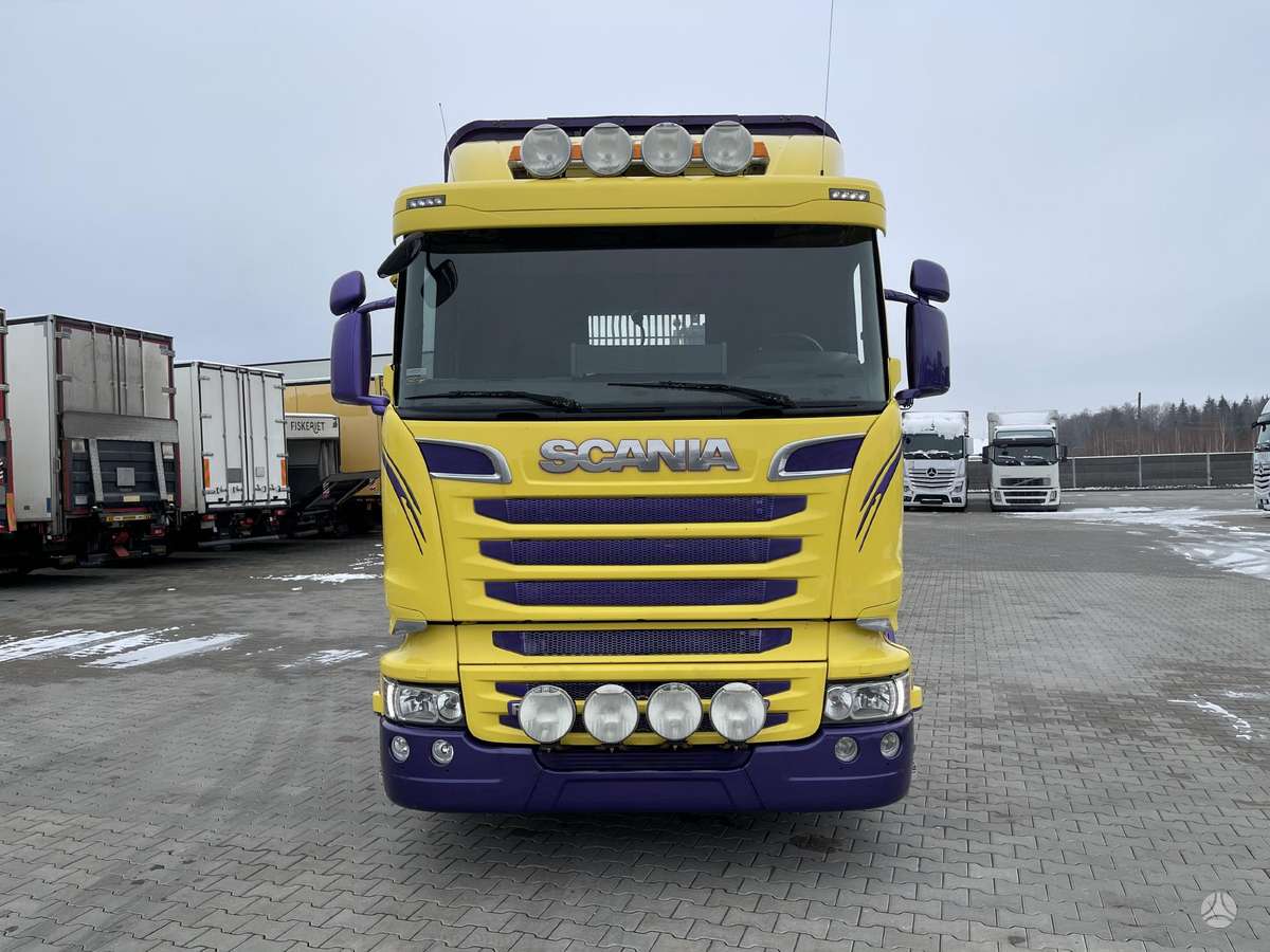 Scania R580 6x4, timber trucks