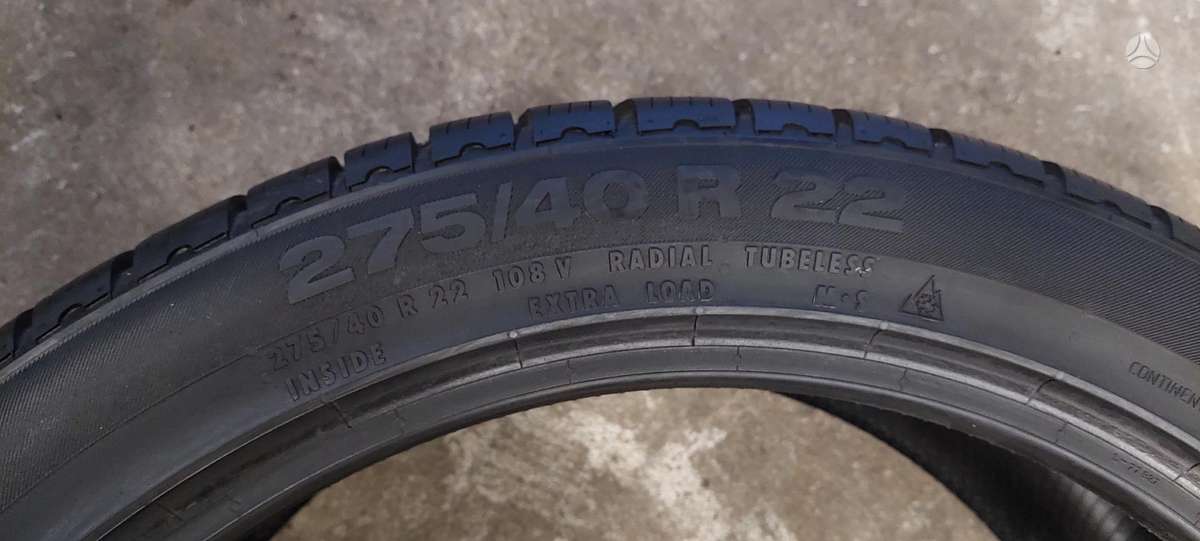 Continental, winter 275/40 R22