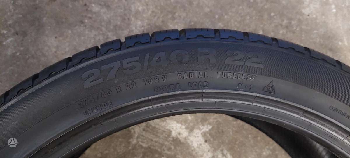Continental, зимние 275/40 R22