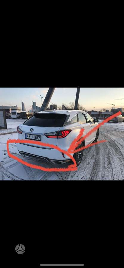 Lexus RX klasė Turim daugiau daliu