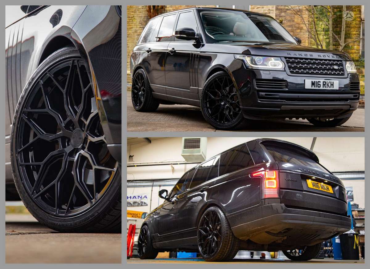 RIVIERA RF108 Gloss Black Flow Formed, light alloy, R23