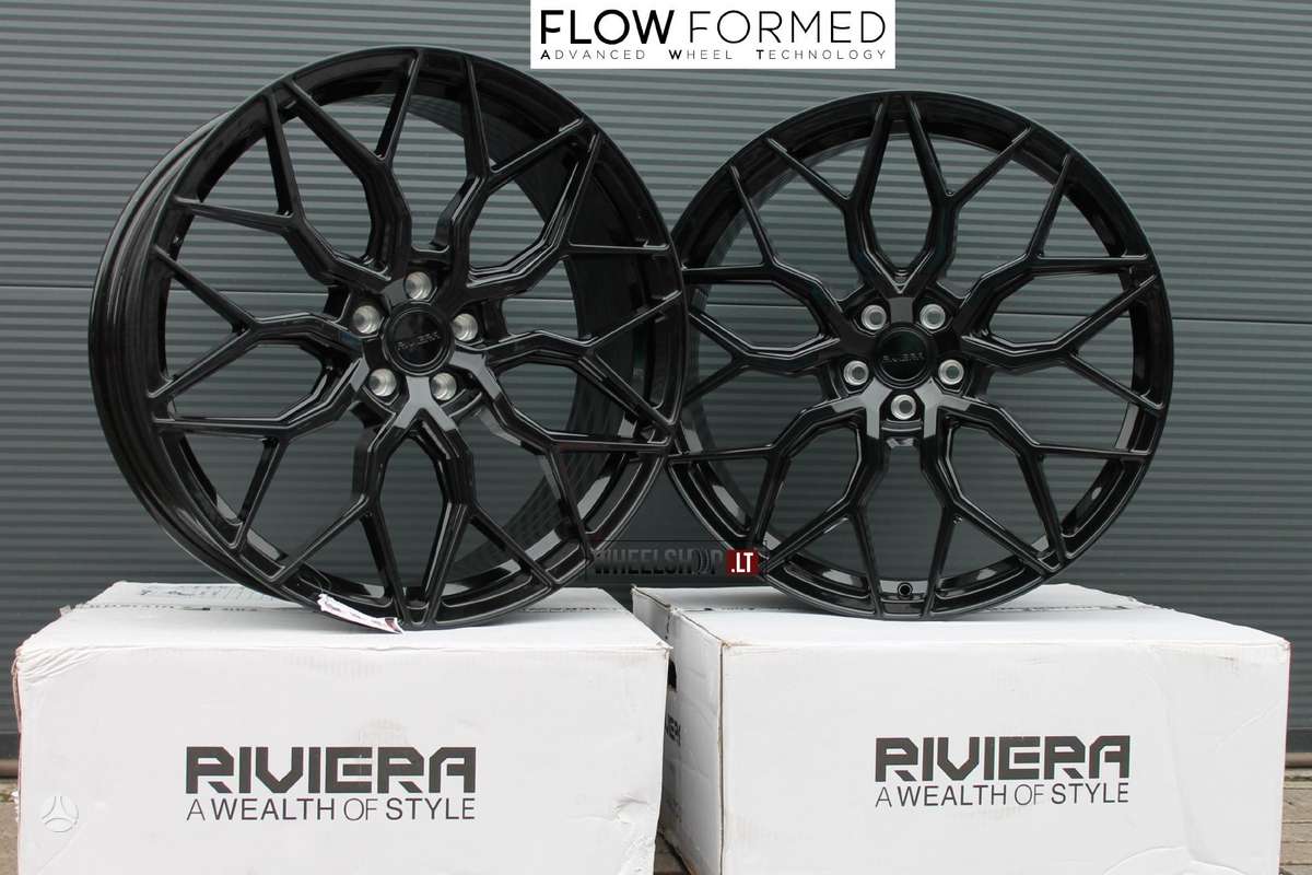 RIVIERA RF108 Gloss Black Flow Formed, легкосплавные , R23