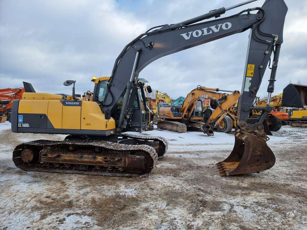 Volvo EC160DL, ekskavatoriai