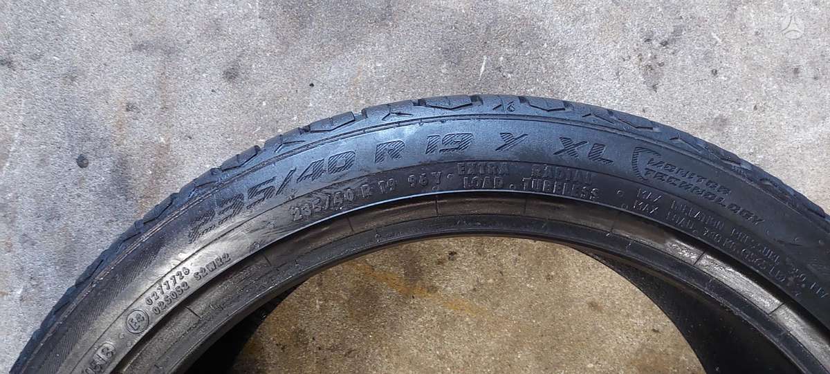 General, летние 235/40 R19
