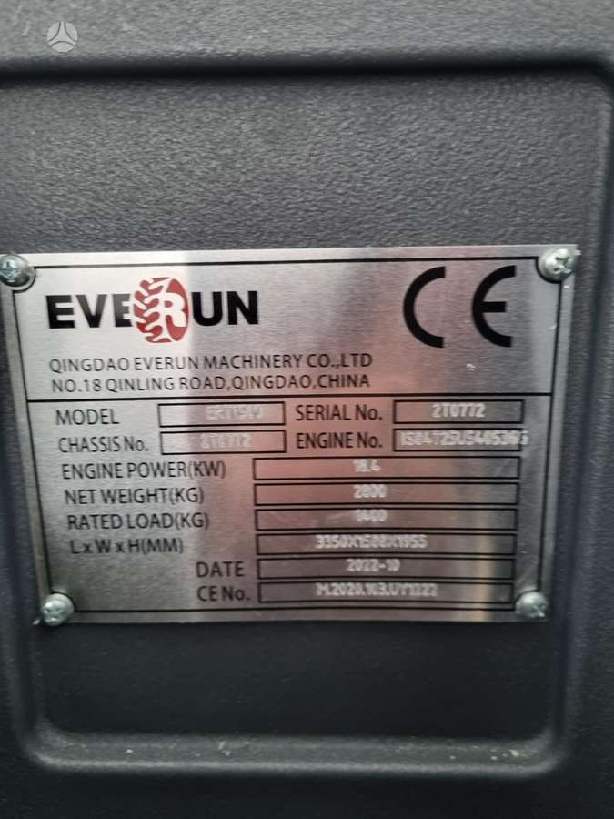 EVERUN ERT1500, self-propelled loaders
