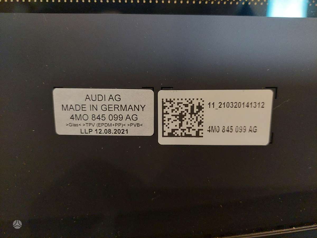 Audi Q7, Nauji originalus stiklai, windows