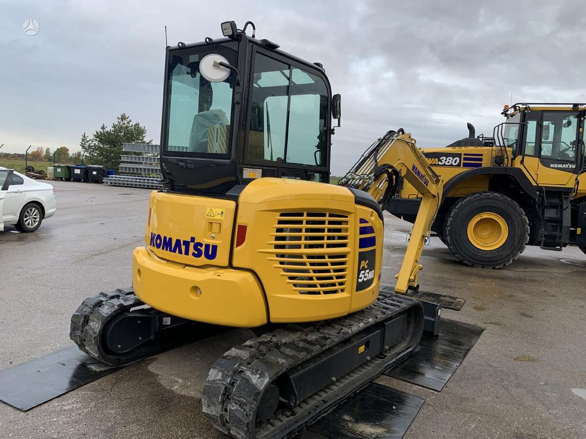 Komatsu PC55, mini ekskavatori