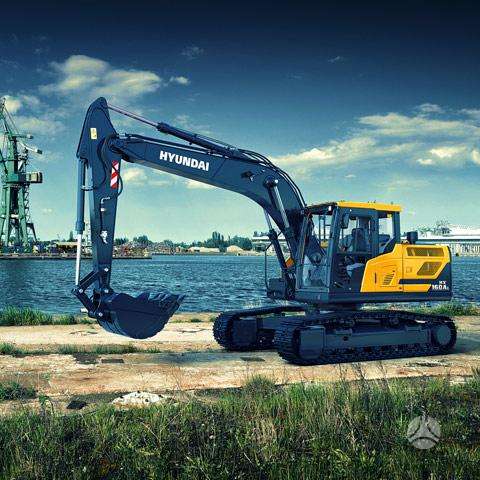 Hyundai HX160A L, экскаваторы