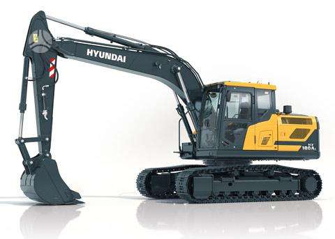 Hyundai HX180A L, экскаваторы