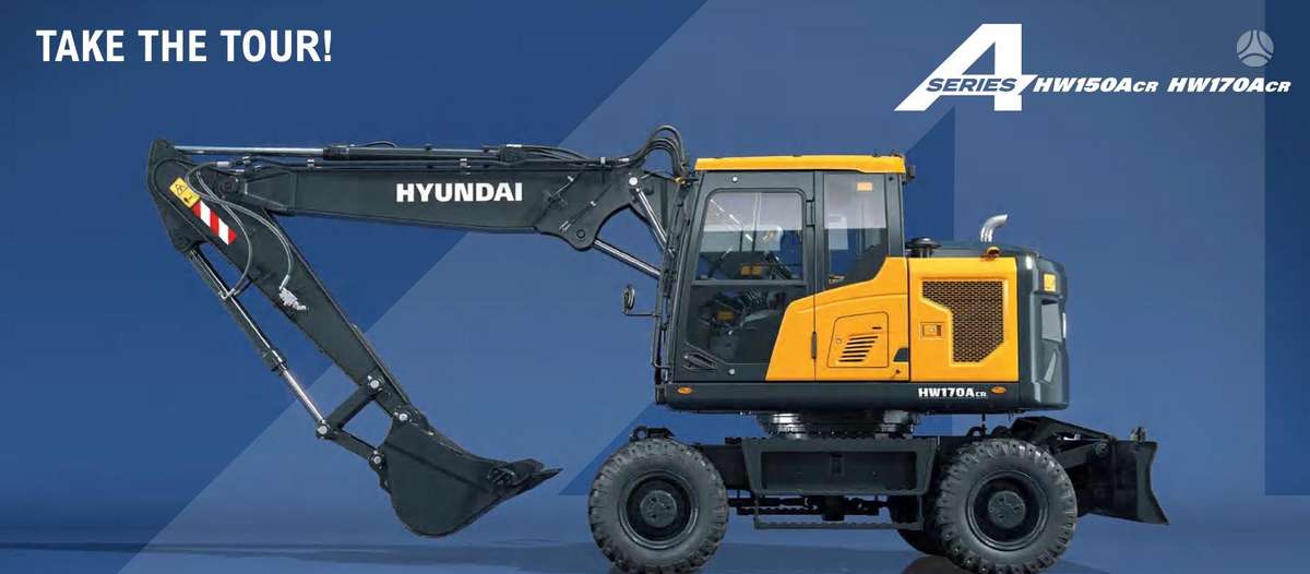 Hyundai HW170A CR, ekskavatoriai