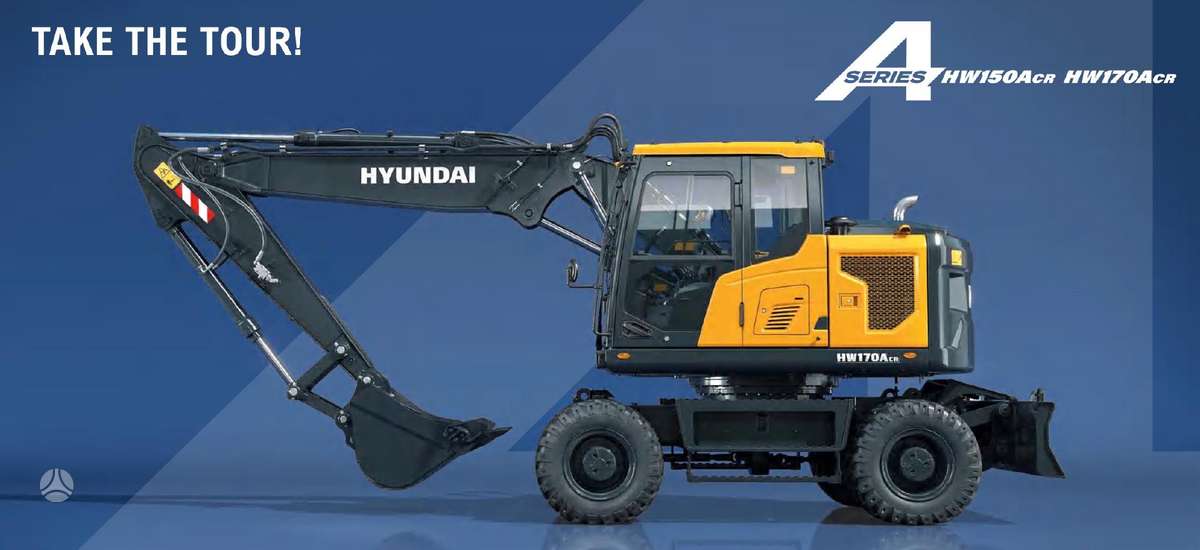Hyundai HW150A CR, ekskavatoriai
