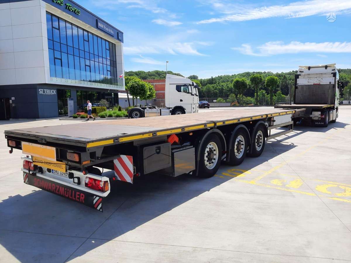 Schwarzmüller Tele 6m, flatbed