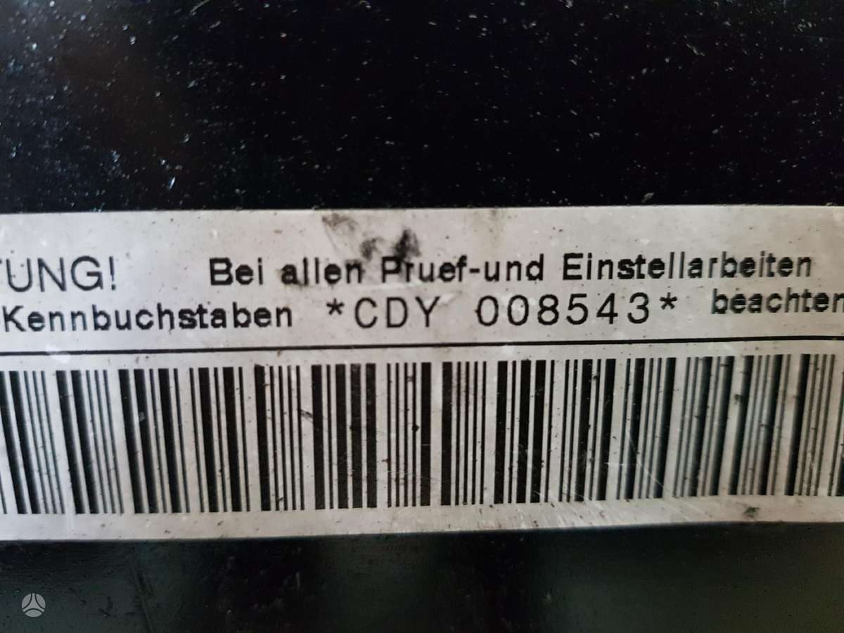 Audi A6 Variklio kodas cdy