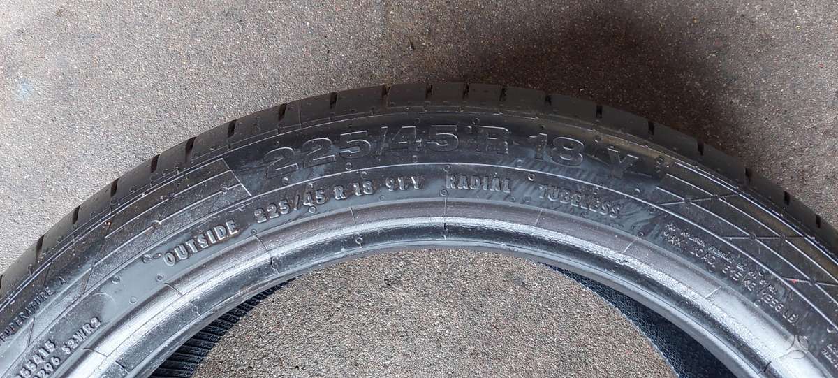 Continental, vasaras 225/45 R18