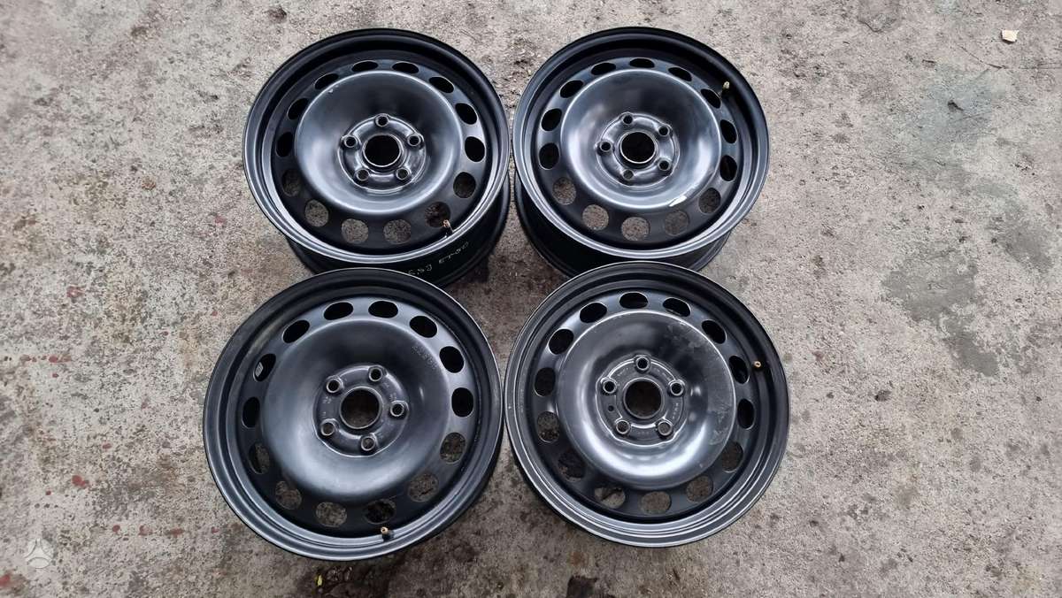 Skoda Original, стальные штампованные диски, R16