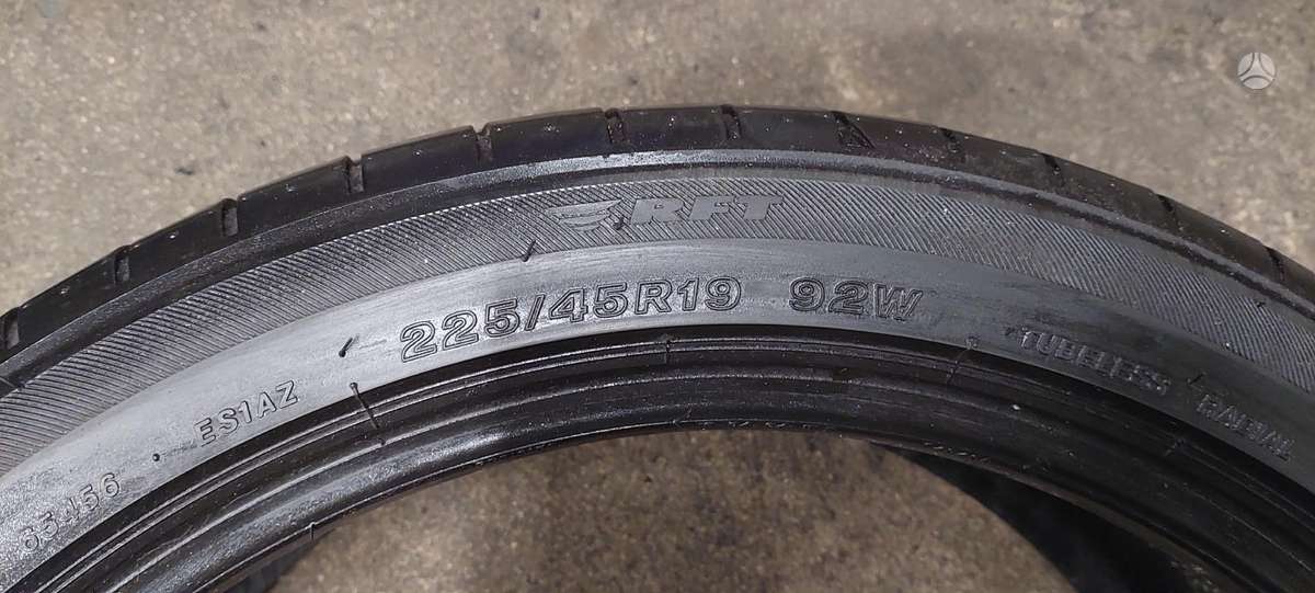 Bridgestone, summer 225/45 R19