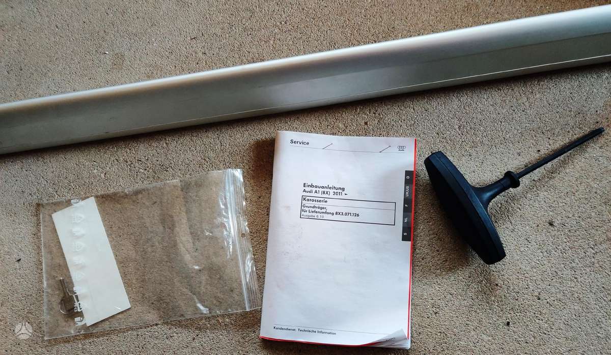 Audi A1 stogo bagažinės