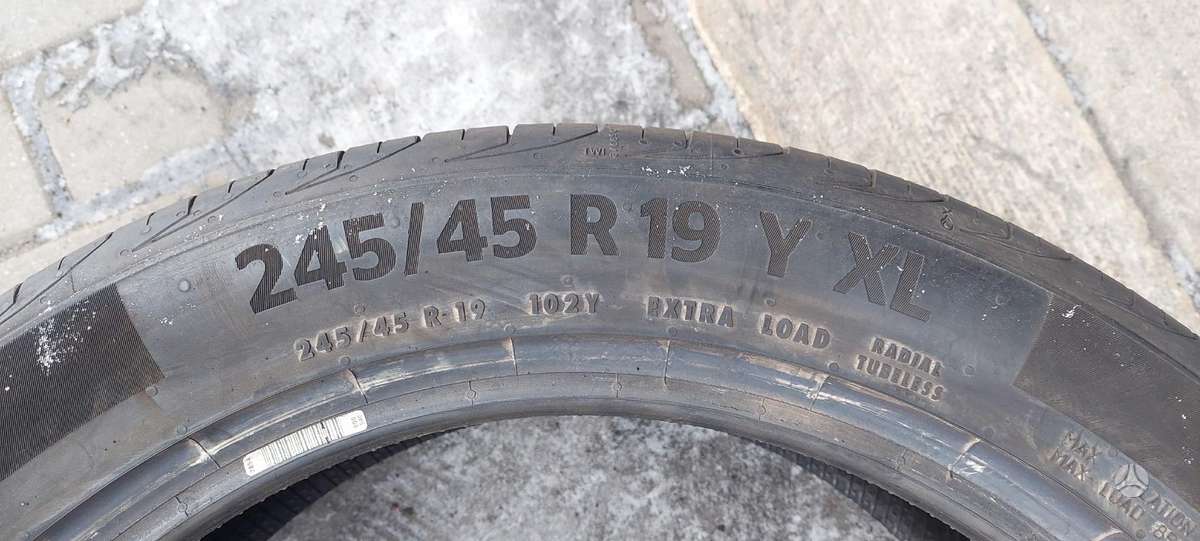 Continental, летние 245/45 R19