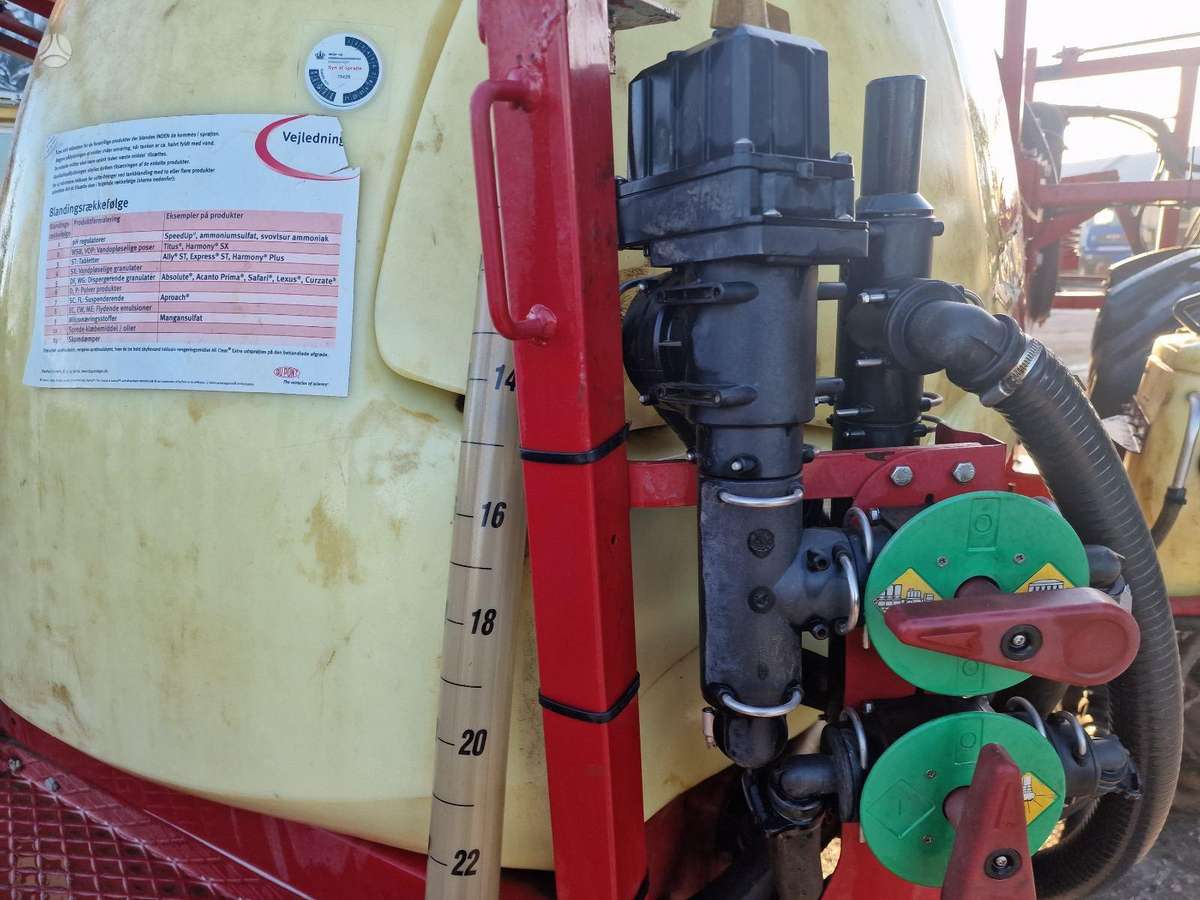 Hardi Ranger 2500, разбрызгиватели