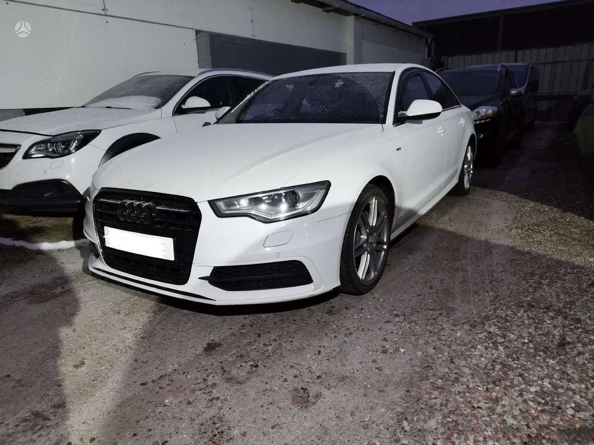 Audi A6 S line išore s line vidus juodos lubos r 19 ratai 2013 m ...