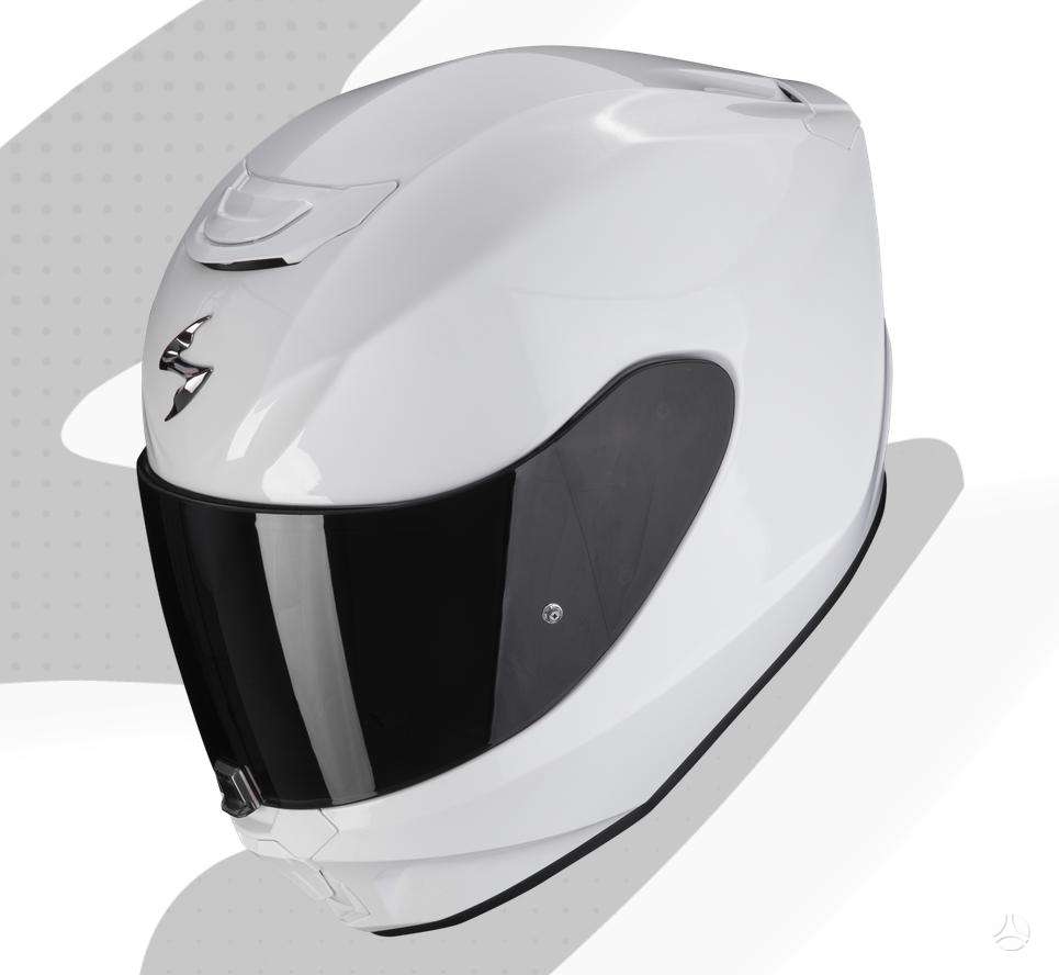 Scorpion EXO - 391 Leo red moto šalmas, интеграл