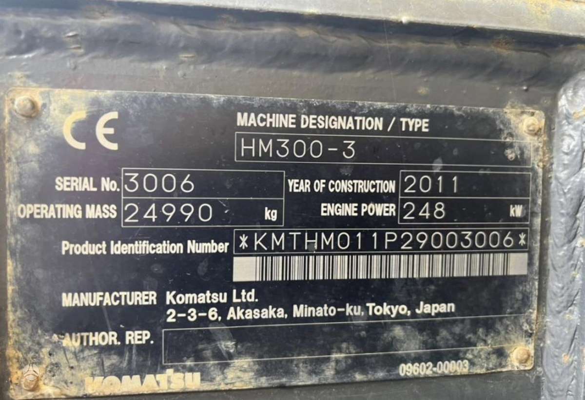 Komatsu HM300-3, самосвалы