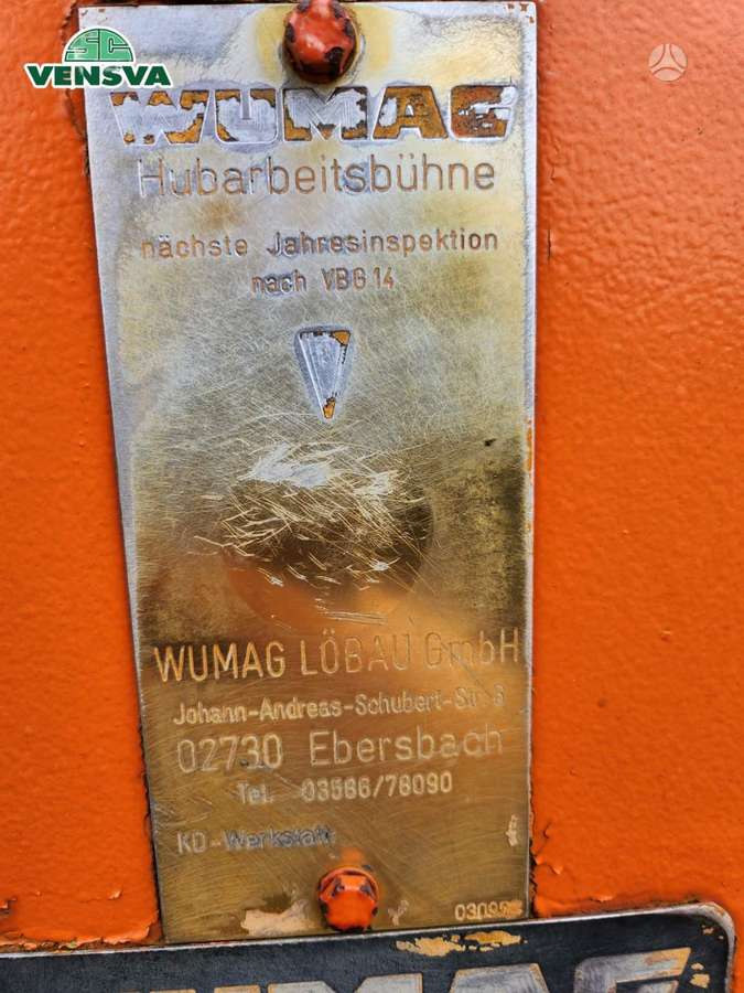 Wumag GMBH, pacelšanas platformas