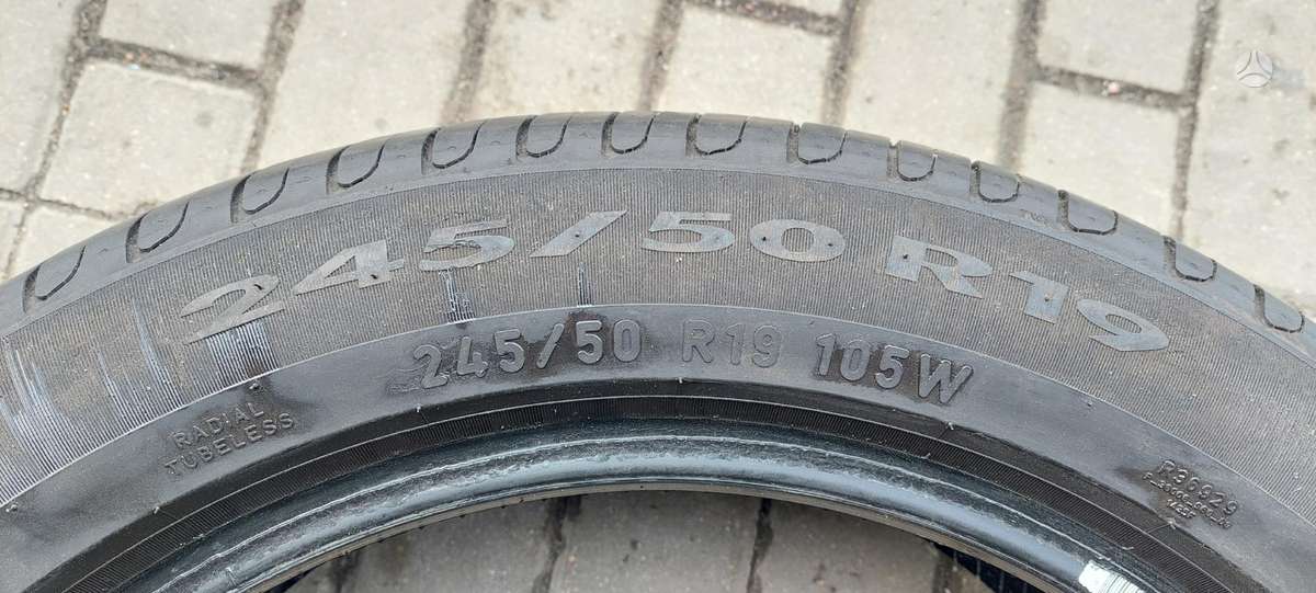 Pirelli, summer 245/50 R19