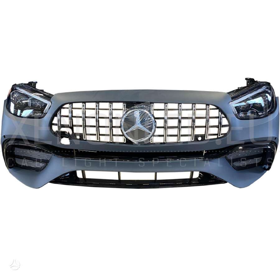 Mercedes-Benz E klasė bumpers, lights, front grill