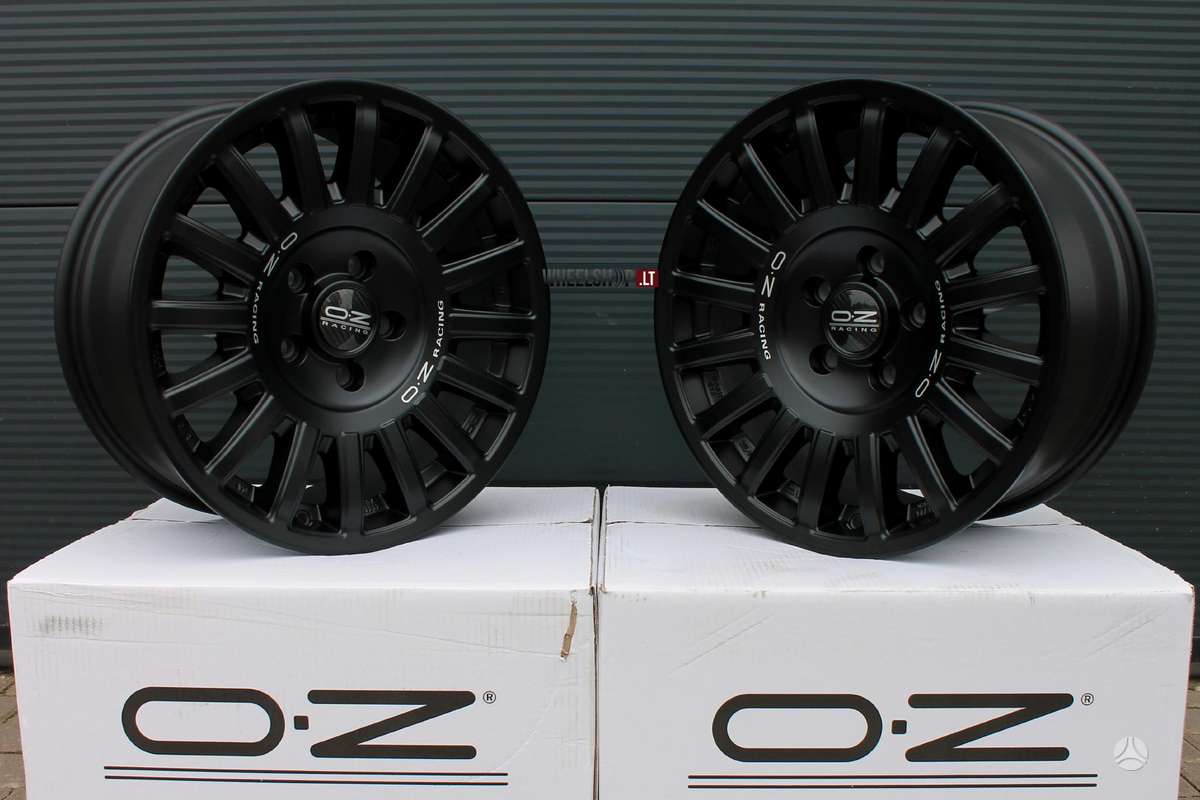 OZ Racing Rally Raid Matt Black, light alloy, R18
