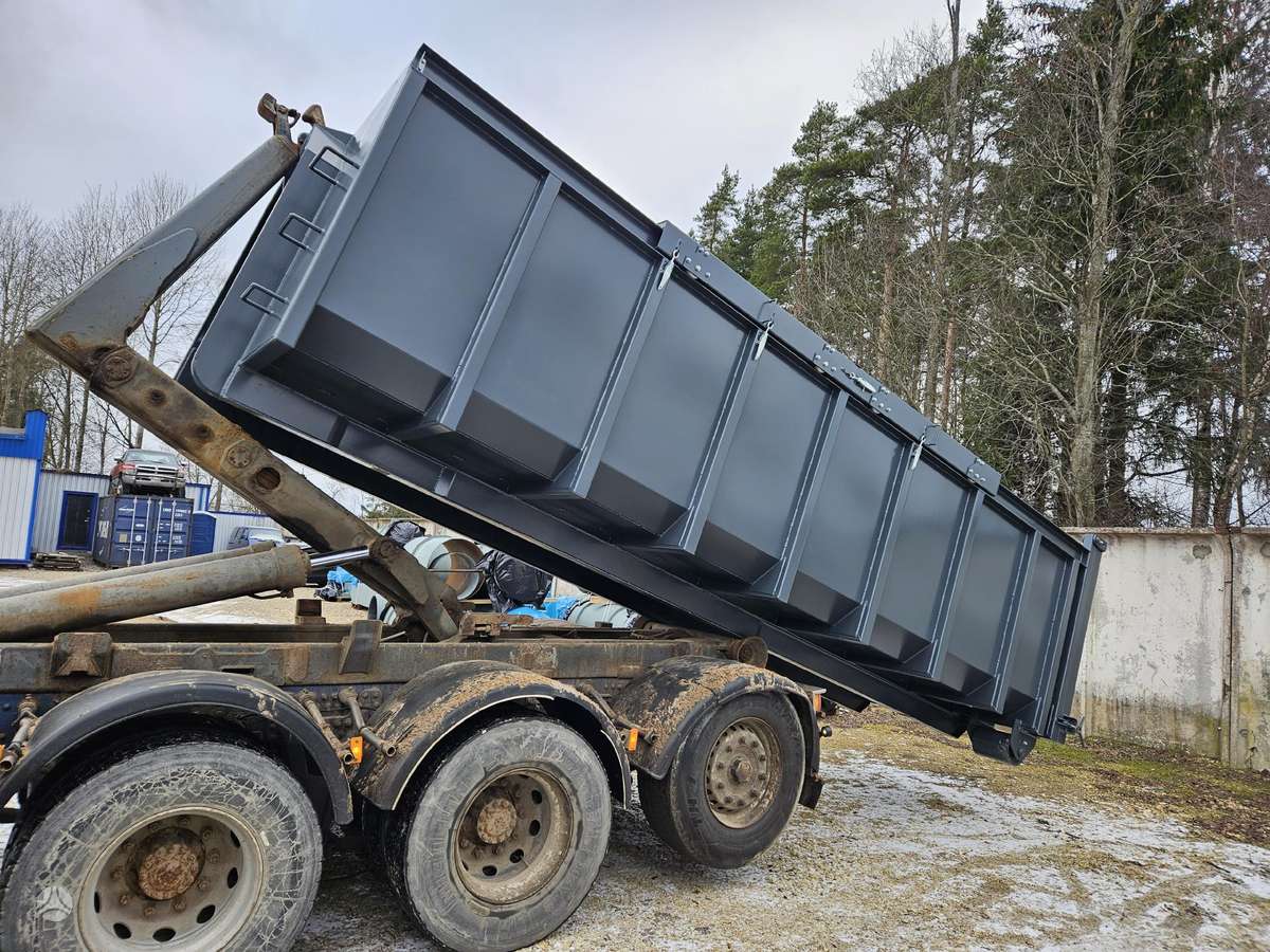 -Kita- Kabliu užtraukiama platforma, waste containers