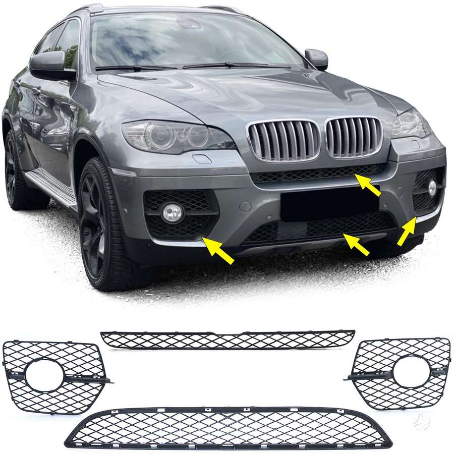 BMW X6 dalimis. Bmw x6 e71 2008 2014 m technic m performance tuning dal
