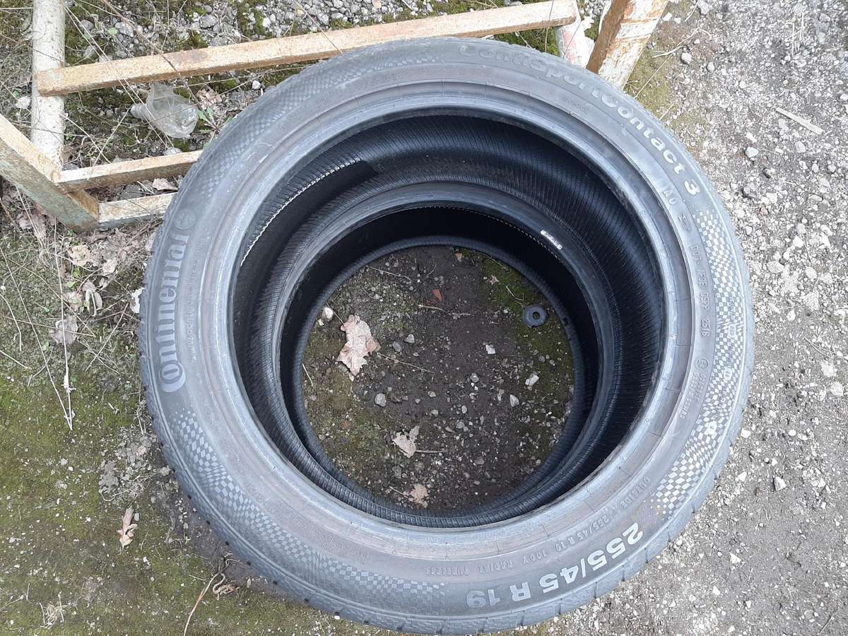 Continental, летние 255/45 R19